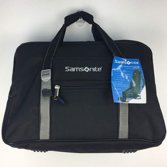 Samsonite Bags Nwt Samsonite Black And Gray Club Duffel Bag Poshmark